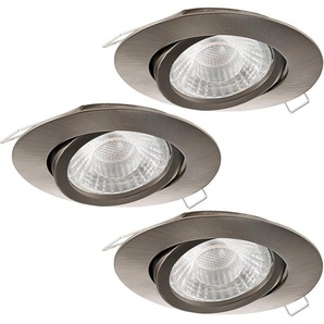 EGLO LED Einbauleuchte TEDO1, LED wechselbar, Warmweiß