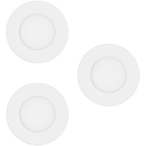 Eglo LED Einbauleuchten Fueva-Z 3x2,8W, CCT, RGB, Ø86mm, weiß GLO773082275