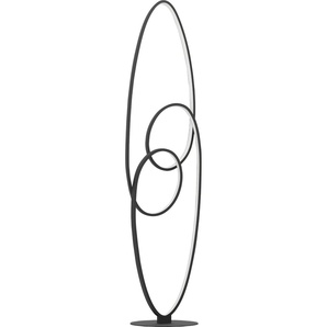 Eglo LED Stehleuchte Gianella schwarz weiß 120,5 x 25 x 30 cm GLO773056357