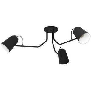 EGLO LORETO DECKENLEUCHTE 3XE27 1145 SCHWARZ