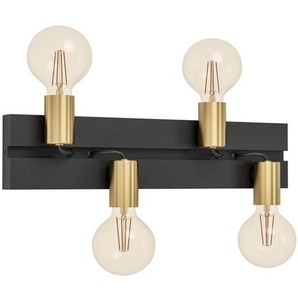 EGLO Macchione schwarz messing