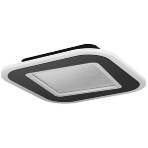 EGLO MACCHIONI DECKE 380X380 CCT 2360LM DIMMPB SCHWARZ MIT KRISTALL EFF