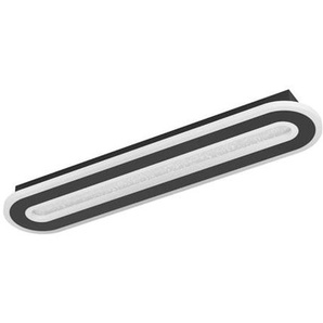 EGLO MACCHIONI DECKE 550X120 CCT 2360LM DIMMPB SCHWARZ MIT KRISTALL EFF