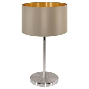 EGLO MASERLO Tischleuchte taupe gold