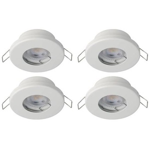 EGLO MAZUBY 1 EINGEBAUT SET 85 4X500LM 3000K DMPFER IP44 WEISS