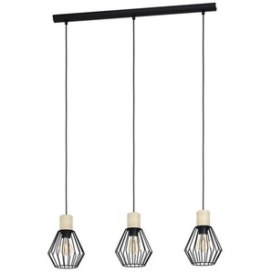 EGLO PALMORLA LANGER TISCH 3XE27 L760 SCHWARZEG