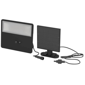 EGLO Panettieri Solar Wall 1500LM with Sensor BlackWhite