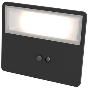 EGLO Panettieri Solar Wall 860LM with Sensor BlackWhite