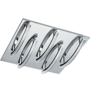 EGLO PERTINI DECKENLEUCHTE 2500LM 400X400 CHROM