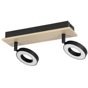 EGLO RIELVES TRACK L280 2X42W HOLZSCHWARZWEISS FSC