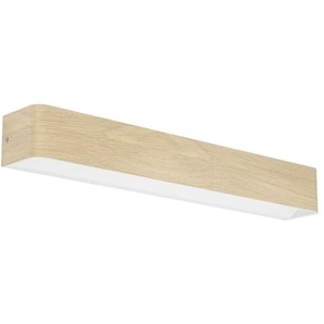 EGLO SANIA 6 WALL L620 3200LM IP44 HOLZ FARBEWEISSSAT