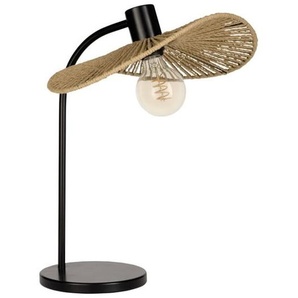 EGLO SIRUELA TISCH H465 E27 SCHWARZNATUR FSC