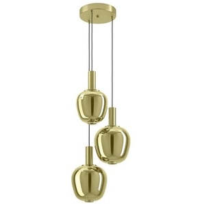 EGLO Stars of Light FRUITERA cluster pendant brushed brass