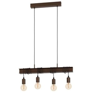EGLO TOWNSHEND 4 Hngeleuchte antik-braun schwarz