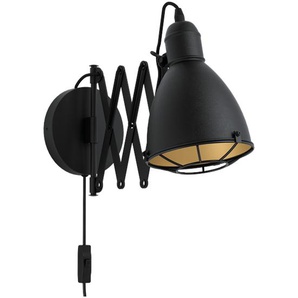 EGLO TREBURLEY Wandleuchte schwarz gold