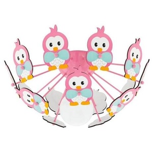 EGLO VIKI 2 DECKENLEUCHTE MIT EULEN ROSA