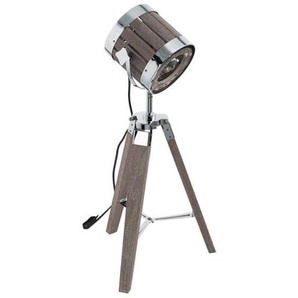 EGLO WALESBY Tischleuchte natur chrom