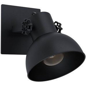 EGLO Wandleuchte 43431 schwarz, für E27, max. 28 W