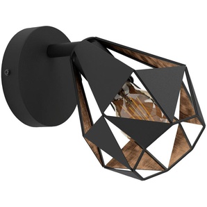 Eglo Wandleuchte Carlton 7 schwarz kupfer GLO773022253