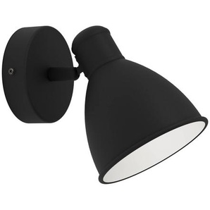Eglo Wandleuchte San Peri 1 schwarz 18 x 13 cm GU10 GLO773022291