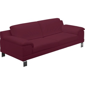 2,5-Sitzer EGOITALIANO Shakira Sofas Gr. B/H/T: 216 cm x 84 cm x 92 cm, Leder NUVOLE, lila (violett) 2-Sitzer Sofas
