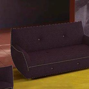 2,5-Sitzer EGOITALIANO Yuki Sofas Gr. B/H/T: 200 cm x 85 cm x 90 cm, Microfaser, rot (rubino, grau) 2-Sitzer Sofas