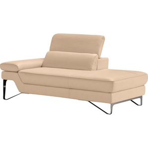 Egoitaliano mane Princess, elegantes Designsofa mit erstklassigem Sitzkomfort, inkl. verstellbarem Kopfteil und edle Designmetallfüße