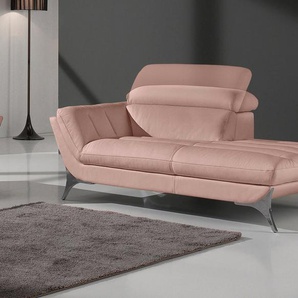 Egoitaliano Recamiere Sueli, extravagantes Design und erstklassiger Sitzkomfort, Solitärmöbel, hochwertiger Lederbezug, inklusive Kopfteilverstellung