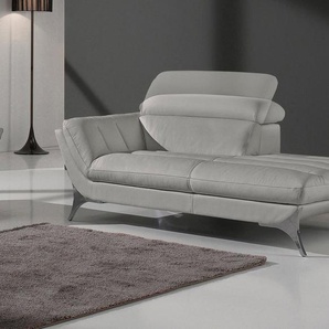 Egoitaliano Recamiere Sueli, extravagantes Design und erstklassiger Sitzkomfort, Solitärmöbel, hochwertiger Lederbezug, inklusive Kopfteilverstellung