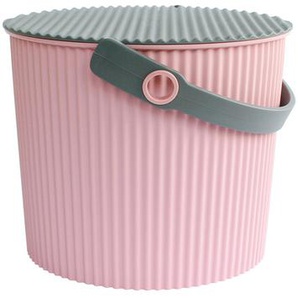Eimer mit Deckel Omnioutil Hachiman rose rosa, 21.1x27.1x25.4 cm