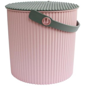 Eimer mit Deckel Omnioutil Hachiman rose rosa, 26.5x28.2x26.7 cm