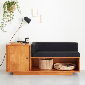 Eingangsbank aus Mindi-Holz 120 cm