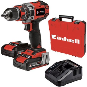 Einhell Akku-Schlagbohrschrauber TP-CD 18/50 Li-i BL FC Bayern Power X-Change (18 V, 50 Nm, Brushless, 2-Gang-Getriebe, inkl. 2x 2,0 Ah Akkus,