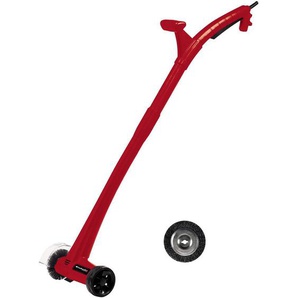 Einhell - Elektrischer Fugenreiniger gc-eg 1410 (140 w, 1.200 1/min, ergon. Führungsholm, wechselbare Bürsten, Führungsrad, inkl. Stahl- &