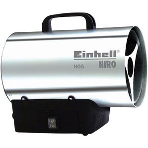 EINHELL Heizgerät HGG 110/1 Niro Heizstrahler grau (chromfarben) Heizlüfter Heizstrahler