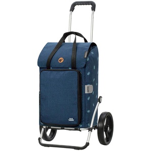 Einkaufstrolley ANDERSEN Royal Shopper Ivar Einkaufskörbe blau Einkaufstrolleys Made in Germany