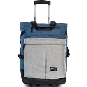 Einkaufstrolley FABRIZIO Punta Cool Einkaufskörbe blau (graublau) Einkaufstrolleys mit Kühlfach vorne