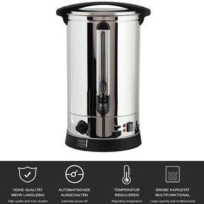 Einkochautomat 22 L Glühweinkessel 2500W Glühweinkocher Edelstahl Thermostat