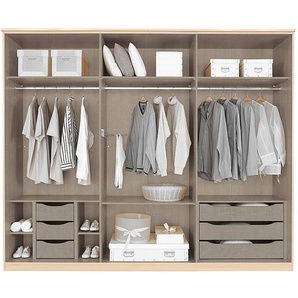 Einlegeboden Rauch 45 cm für Tiefe 57-62 45 x 1 x 48cm Beige 3er Set Spanplatte, bedruckt & lackiert