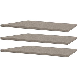 Einlegeboden Rauch 88 cm 3er-Set 88 x 2 x 50cm Beige Spanplatte bedruckt