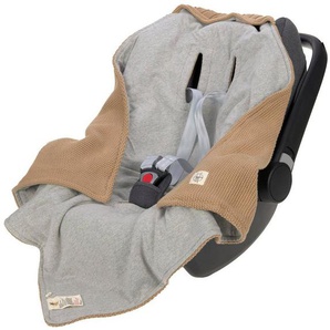 Einschlagdecke für Babyschale, sand, LÄSSIG