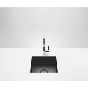 Einzelbecken, 450 x 400mm, glasierter Stahl, - Dornbracht