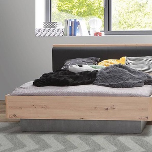 Einzelbett 140 x 200cm Braun/Eiche Artisan Dekor