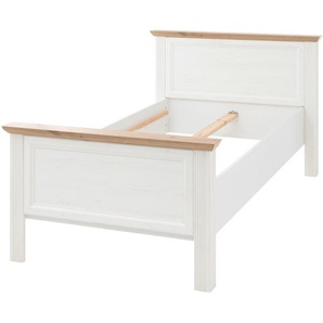 Einzelbett  Varese ¦ weiß ¦ Maße (cm): B: 125 H: 98