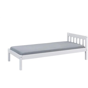 Einzelbett Vilmar - weiß - Materialmix - 210 cm - 70 cm - cm 98,0 | Möbel Kraft