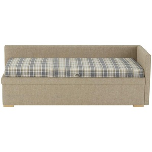 Einzelliege  Camilla - beige - Materialmix - 217 cm - 85 cm - 104 cm | Möbel Kraft