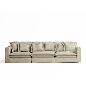 Einzelsofa Amalfi - beige - Materialmix - 338 cm - 90 cm | Möbel Kraft