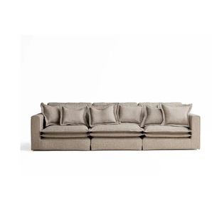 Einzelsofa Amalfi - braun - Materialmix - 338 cm - 90 cm | Möbel Kraft