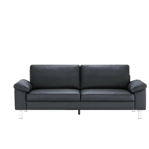 Einzelsofa aus Echtleder - blau - Materialmix - 228 cm - 86 cm - cm 97,0 | Möbel Kraft