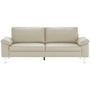 Einzelsofa aus Echtleder Bena ¦ creme ¦ Maße (cm): B: 228 H: 86 T: 97.0